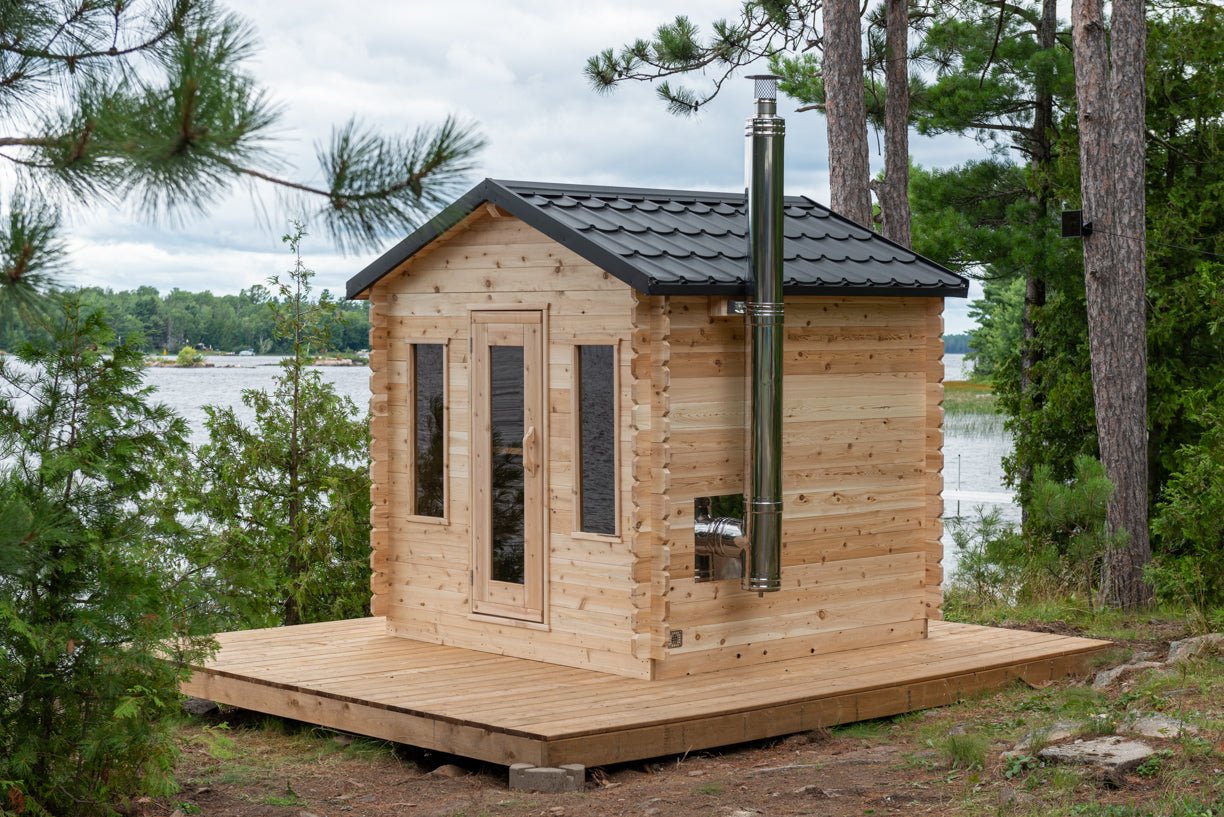 Canadian Timber Georgian Cabin Sauna - Buy Your Adventure