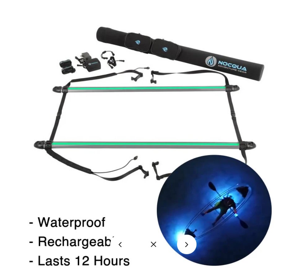 Crystal Kayak | Nocqua Spectrum LED Lighting System - Buy Your Adventure