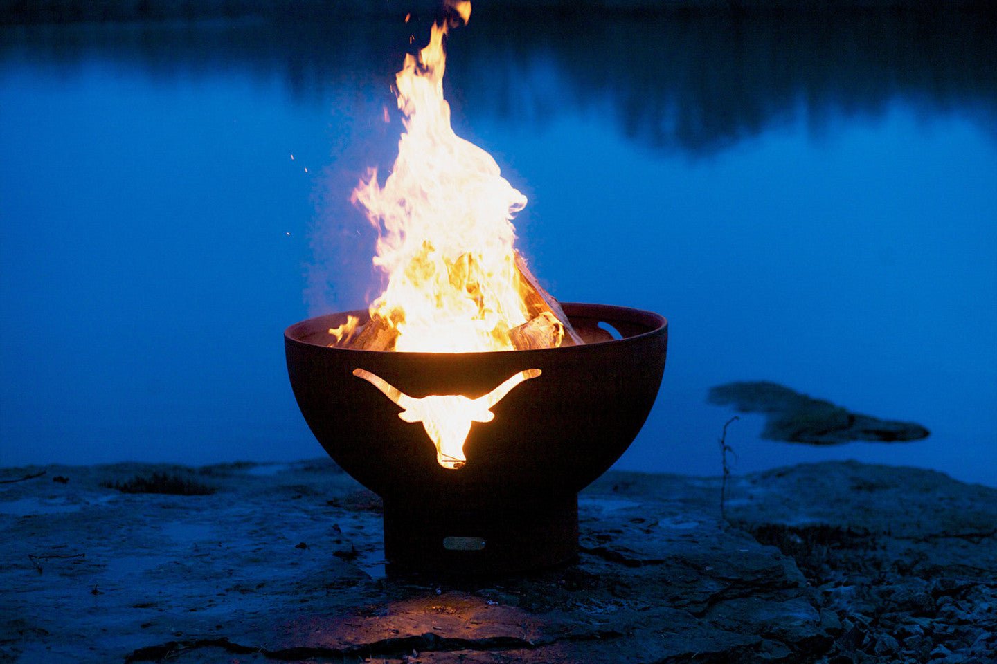 Fire Pit Art Longhorn | Fire Pit - Buy Your Adventure