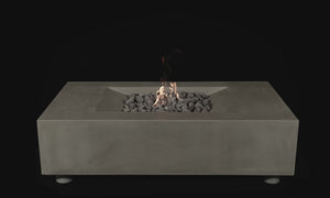 Pyromania Concrete Fire Table - MODerne - 58" x32"| Fire Pit