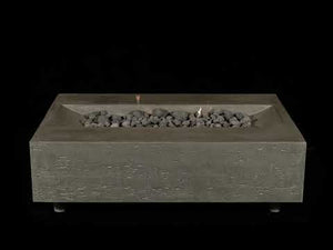 Pyromania Concrete Fire Table - Millenia - 48" x 30" | Fire Pit