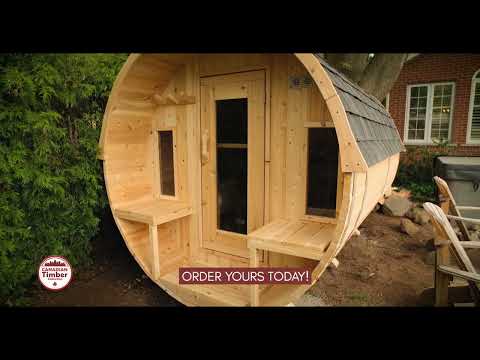 Canadian Timber Tranquility Barrel Sauna