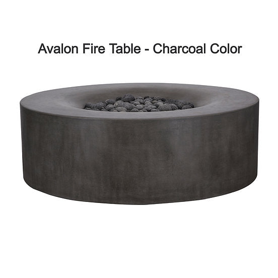 Pyromania Concrete Fire Table - Avalon - 42" Round | Fire Pit - Buy Your Adventure