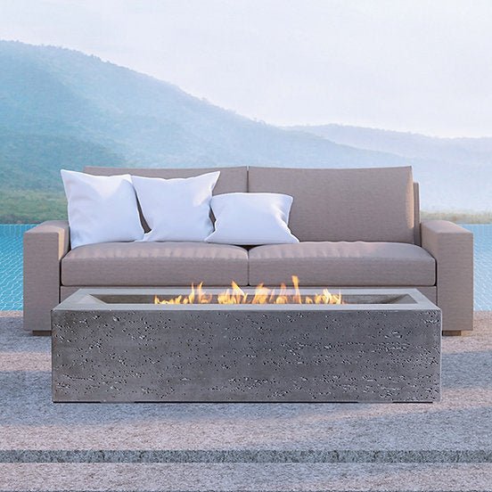 Pyromania Concrete Fire Table - Millenia - 48" x 30" | Fire Pit - Buy Your Adventure