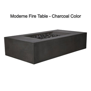Pyromania Concrete Fire Table - MODerne - 58" x32"| Fire Pit - Buy Your Adventure