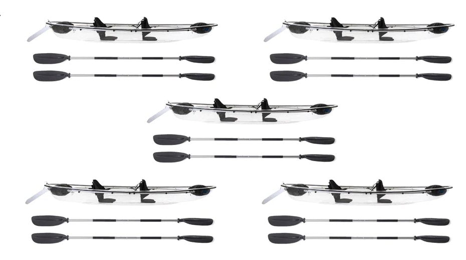 Crystal Kayaks Set of 5 - Buy Your Adventure